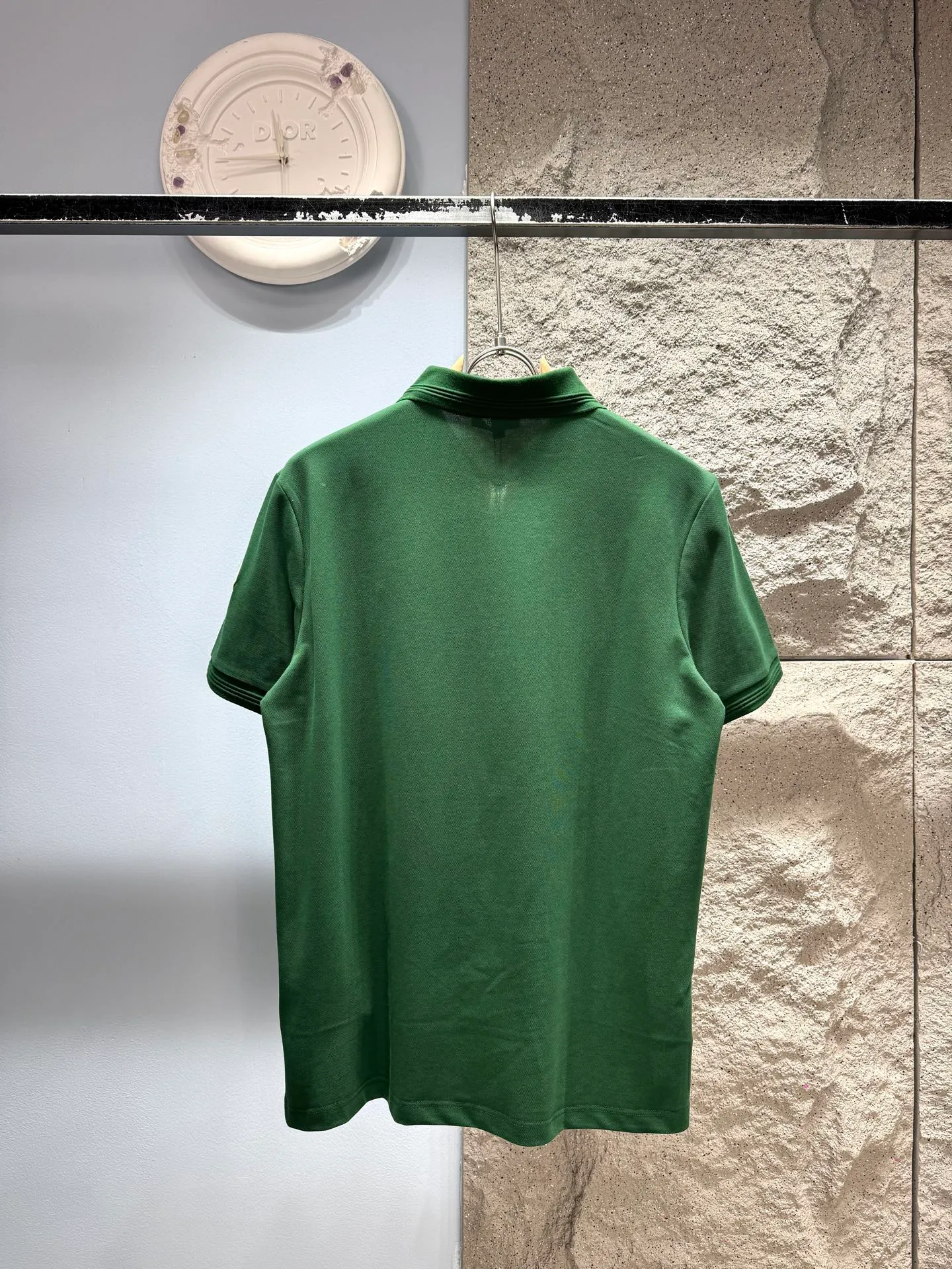 Moncler* ‼️ T ® 🖤 Polo ， ， 。 240g ，Breathable ， 。 ⚠️ ： ⚠️XL 22715 Same Style 𝐂𝐎𝐋𝐎𝐔𝐑：White Green Black 𝐒𝐈𝐙𝐄：M-4Xl